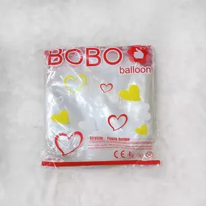 Hot sale 18/24/36 pouces Pe/Pvc Transparent Bobo ballon Transparent rond Bobo ballon à bulles en plastique pour décoration de fête