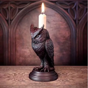 <strong>Owl</strong> Custom <strong>Candle</strong> <strong>Holders</strong> Wise Bird <strong>Candle</strong> <strong>Holders</strong> <strong>Owl</strong> Statues Enchanted Forest Decor <strong>Owl</strong> Gifts - Product Image 4