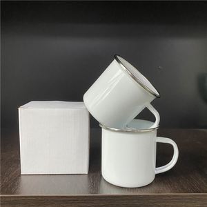 Mug à café 11 oz en émail, en grès, avec poignée, pour sublimation et impression par transfert thermique - Product Image 1