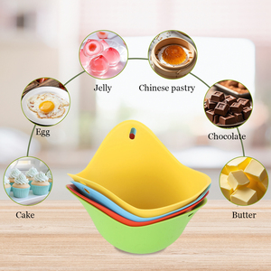 Molde de silicona para cocinar huevos, apto para alimentos, antiadherente, para cocinar huevos pochés en estufa o <span class=keywords><strong>microondas</strong></span>, para el desayuno - Product Image 4