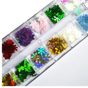 Paillettes pour <span class=keywords><strong>ongles</strong></span> colorées, 1 pièce, série de noël, maquillage Laser, paillettes, offre spéciale, <span class=keywords><strong>2020</strong></span> - Product Image 4
