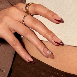 BTArtbox – Kit de faux ongles réutilisables faits à la main avec colle, vente en gros, en gel souple, forme amande, French manucure, 3D, à coller, en gel - Product Image 1