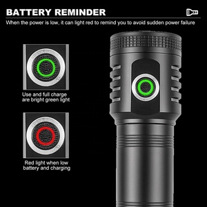 Mini lampe torche <span class=keywords><strong>led</strong></span> haute puissance rechargeable puissante lampe de poche edc extérieure lumière manuelle haute lumens 100000 lampes de poche - Product Image 3