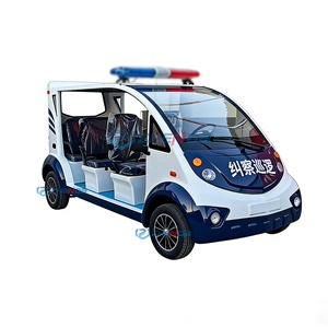 Voiture électrique de patrouille personnalisable par le fabricant, 3 rangées, couleur bleu et blanc, voiture électrique de patrouille - Product Image 1