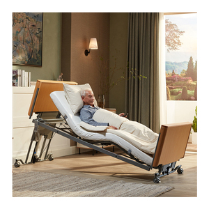 <span class=keywords><strong>Lit</strong></span> médical <span class=keywords><strong>électrique</strong></span> réglable en hauteur (67 mm-640 mm) pour soins à domicile des personnes âgées, conforme à la norme IEC 60601 - Product Image 1