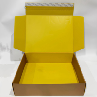 Boîte d'expédition en gros avec impression personnalisée et fermeture auto-adhésive pour emballage de boutique en ligne, boîte d'expédition scellable sur mesure OEM ODM