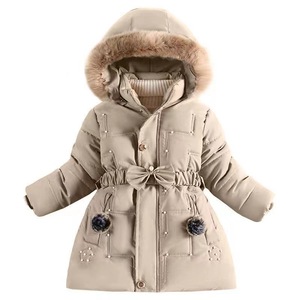 Nuova Moda Abbigliamento per Bambine 4-12 Anni Cappotto Invernale Imbottito in Cotone <span class=keywords><strong>Giacca</strong></span> per Bambini Capispalla Caldo Piumino per Neonati - Product Image 4