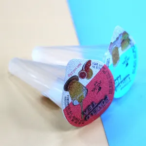 Commercio all'ingrosso del punto della tazza tubolare del gel rotondo della tazza di plastica eliminabile PP della tazza della gelatina del tubo più alto del fondo piatto 40g