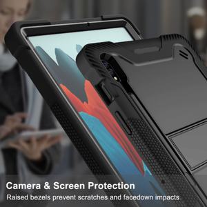 Étui de tablette robuste antichoc de haute qualité à 3 couches avec béquille intégrée pour Samsung Galaxy Tab S9 Ultra 14,6 pouces - Product Image 4