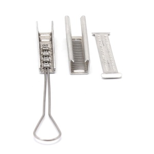 <span class=keywords><strong>Pince</strong></span> à fil téléphonique en acier inoxydable pinces de suspension de câble électrique - Product Image 1