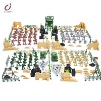 Jeu de soldats en plastique miniature pour enfants, bon marché, pour jouer à l'intérieur