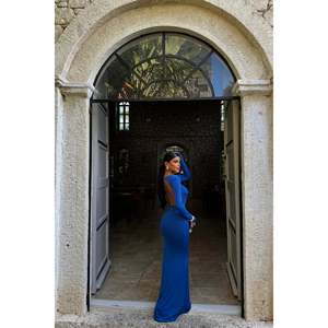 Robe de soirée longue sans dos Saks Doss - Product Image 1