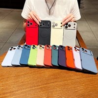 Coque de protection magnétique en silicone souple antichoc pour iPhone 18 Pro Max, 17 Pro, 16, 15, 14 Plus, 13, 12 Mini Air