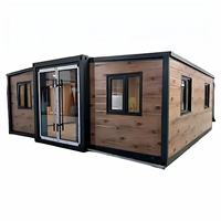 Casa Contenedor Plegable Expandible Prefabricada de Alta Calidad de 40 Pies con 1 Año de Garantía y Soporte Técnico en Línea