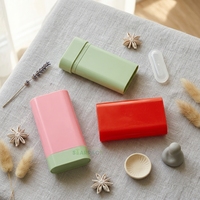 Tube de baume déodorant vide en plastique personnalisé de 20 g avec fond rotatif pour emballage de stick de blush