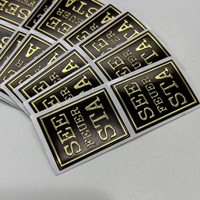 Étiquettes personnalisées en cire dorée style sceau - Autocollants 3D pour parfums, bougies et emballages de parfums d'intérieur