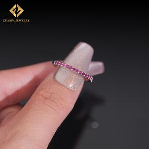 Anillo de Moda para Mujer, Plata 925, Diamantes Multicolores, Anillo de Compromiso o Boda - Product Image 6