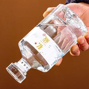 Bouteilles de <span class=keywords><strong>vin</strong></span> en verre côtelé vides avec bouchon pour boissons, brandy, vodka, spiritueux, alcool, <span class=keywords><strong>vin</strong></span> 500 ml 16 oz 500 ml, bouteilles de whisky - Product Image 4