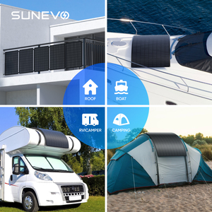 Sunevo แผงเซลล์แสงอาทิตย์แบบยืดหยุ่น100W 200W 300W 500W <span class=keywords><strong>550W</strong></span> พร้อม monocrystalline PERC ประสิทธิภาพ21.5% สำหรับหลังคาและ RVs - Product Image 4