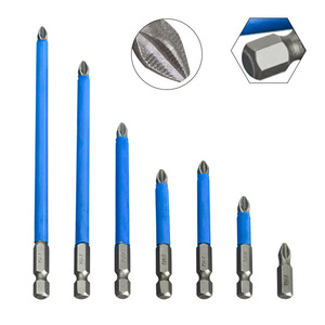 Phillips Screwdriver <b>Bits</b> Set S2 Ph1 Ph2 Ph3 Pz1 <b>Pz2</b> Magnetic For Electric Pneumatic Tools - Product Image 5