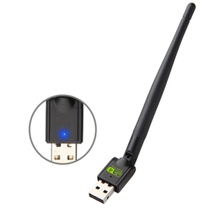 RTL8188GU Adaptateur <span class=keywords><strong>USB</strong></span> 150M Wi-Fi Dongle pour PC de bureau Adaptateur réseau sans fil avec antenne pour ordinateur portable <span class=keywords><strong>Windows</strong></span> 11/<span class=keywords><strong>10</strong></span>/8/7 - Product Image 1