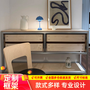 Aluminum Profile Frame Computer Desk 6063 Extrusion Anodized Multipurpose Workstation Office Table - Product Image 5