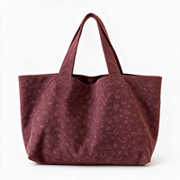 Sac fourre-tout en toile de coton personnalisé de haute qualité, écologique, durable, avec poignée longue, taille moyenne, réutilisable pour le shopping