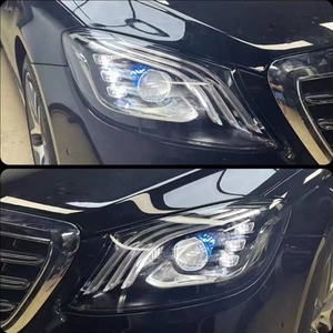 Nouvel ensemble <span class=keywords><strong>de</strong></span> phares Maybach Exelero modifiés, feux diurnes à LED 320350400, adaptés aux Mercedes Classe S W222 - Product Image 6