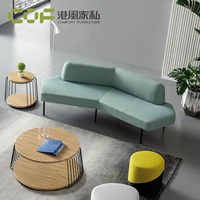 Ensemble de canapés modulaires en tissu capitonné de luxe - Design moderne et écologique pour la maison, le bureau, l'école et les parcs