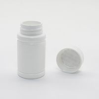 Conteneur en plastique opaque pour médicaments, 30 ml, 70 ml, avec bouchon résistant aux enfants en HDPE blanc en option, pour l'emballage de comprimés, de capsules et de compléments alimentaires