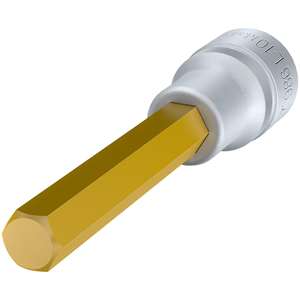 HAZET Zócalo para destornillador 986L-10 ∙ 1/2 pulgadas (12,5mm) cuadrado, hueco ∙ Perfil hexagonal interior ∙ Tamaño 10 mm - Product Image 2