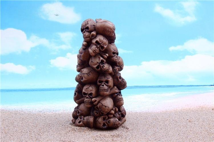 กะโหลกศีรษะภูเขา6*6*13ซม.