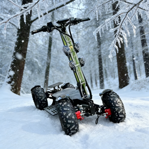 19inch 4X4 Mobility Off Road Scooter Tilt Full Suspension 4 Wheel All Terrain Snow Hunting Cart - Product Image 1