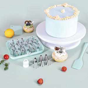 Juego Completo de Decoración de Pasteles, 26 Piezas, Herramientas de Reposterí<span class=keywords><strong>a</strong></span> de Acero Inoxidable, Accesorios para Decorar Pasteles y Hornear - Product Image 3