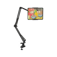 Support de téléphone portable et tablette, style paresseux, pour lit, chevet, dortoir étudiant, base de bureau, support métallique suspendu
