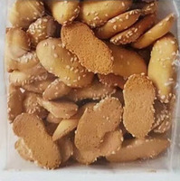 Miniatur biskuit berbentuk labu 138g untuk kepingan salju renyah bahan mentah kue Ideal dengan wajan yang tak beraturan