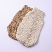 Brosses de bain, éponges, gommages corporels, gant de bain, ensemble de sangles de dos en jute, sangle de gommage du dos pour la douche, serviette exfoliante