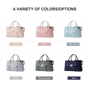 Bolsa de Gimnasio Plegable de Gran Capacidad con Logotipo Personalizado, Bolsas de Viaje Plegables Multicolores para Mujer - Product Image 5