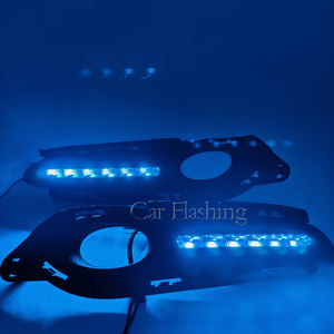 Luces LED DRL para Honda <span class=keywords><strong>HRV</strong></span> HR-V Vezel 2015 2016 <span class=keywords><strong>2017</strong></span> 2018 con Luz de Giro Amarilla, Cubierta de Luz Antiniebla, Luz de Circulación Diurna - Product Image 5