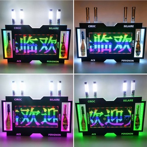 Chất lượng cao lập trình điện thoại thông minh App LED biển quảng cáo kim loại khung nhựa chữ Đăng Thanh di chuyển tin nhắn màn hình chai - Product Image 6