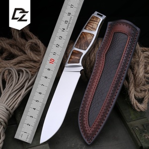 Customizable Tactical Knife High Quality Greek Gods Inspired Stainless Steel Blade Fixed Wood <b>Plastic</b> <b>Pocket</b> Knife Rubber - Product Image 2