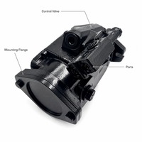   K2R040 Axialkolbenpumpe 40cc für Bagger, Gabelstapler, Kran, Radlader, Landwirtschaftsmaschinen, offener Hydraulikkreislauf
