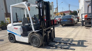 High Quality TCM Forklift Japan Original <b>Used</b> Tcm Diesel Forklift 3 Ton Fd30 Stages Mast for Sale in Jinshan - Product Image 3