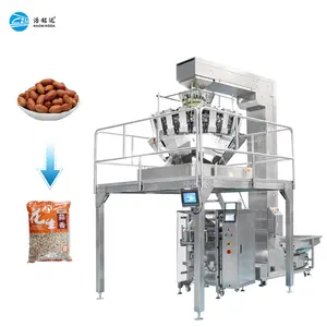 Automatic roasted Crunchy peanut toasted coconut flakes packing machine