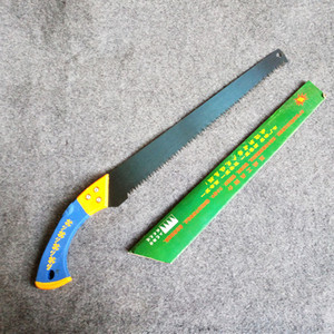 Curved Handle <b>Hand</b> Saw 450mm Fixed Blade Woodworking <b>Tool</b> For Fruit Tree And Brick Cutting - Product Image 2