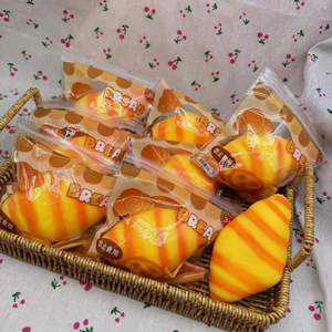 ของเล่นบีบสควิชชี่รูปไข่ทาร์ตขนาดเล็กสำหรับทุกเพศ ลดความเครียด บีบแล้วคืนรูปช้าๆ  ลดราคาพิเศษ - Product Image 3