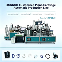 Machine d'assemblage automatique de pianos XUNNUO durable avec système de contrôle PLC Delta, moteur certifié CE, cadre de piano stable, garantie 1 an