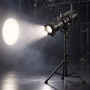 ไฟสปอตไลท์ LED 350W ไบคัลเลอร์ ขาว CW + WW ซูม 15-50 องศา พร้อมระบบเฟรมมิ่ง ชัตเตอร์ DMX สำหรับโรงละคร - Product Image 4