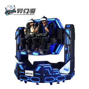 Simulateur de montagnes russes 9D en réalité virtuelle, jeux de rotation à 1080 degrés, <span class=keywords><strong>films</strong></span> de réalité virtuelle, station de jeux - Product Image 2
