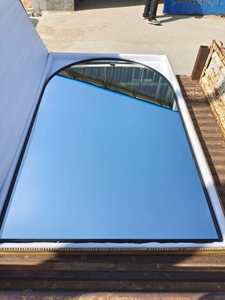 Miroir de Sol Moderne <span class=keywords><strong>en</strong></span> <span class=keywords><strong>Plein</strong></span> Pied avec Cadre <span class=keywords><strong>en</strong></span> Alliage d'Aluminium, Grand Format, Forme <span class=keywords><strong>Arche</strong></span>, à Poser ou à Suspendre, Décoration Simple pour Chambre à Coucher à Domicile - Product Image 5